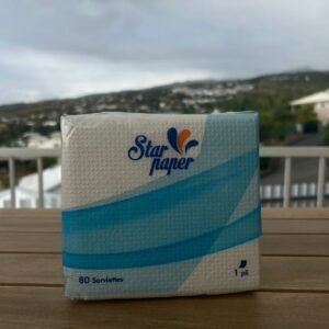 Serviettes en Papier Professionnelles pour la Restauration et les Traiteurs à la Réunion (18x80pcs)